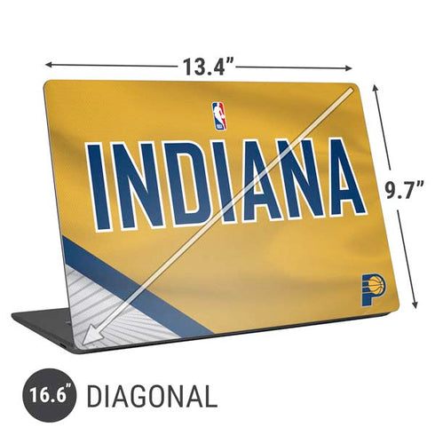 NBA Indiana Pacers Jersey Universal Laptop 16.6in (13.4 x 9.7in) Skin